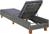 (Fast Delivery) Outdoor Chaise Lounge, Sun Lounger, for Deck, Indoor, Yard, Balcony, Garden - Photo 5