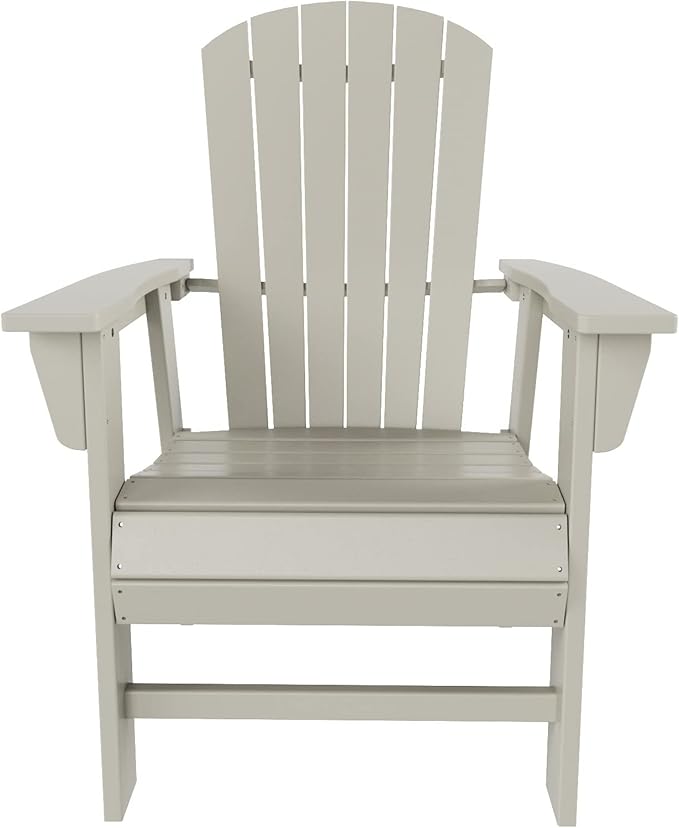 WO WESTIN OUTDOOR HDPE Altura Adirondack Dining Chair,Sand