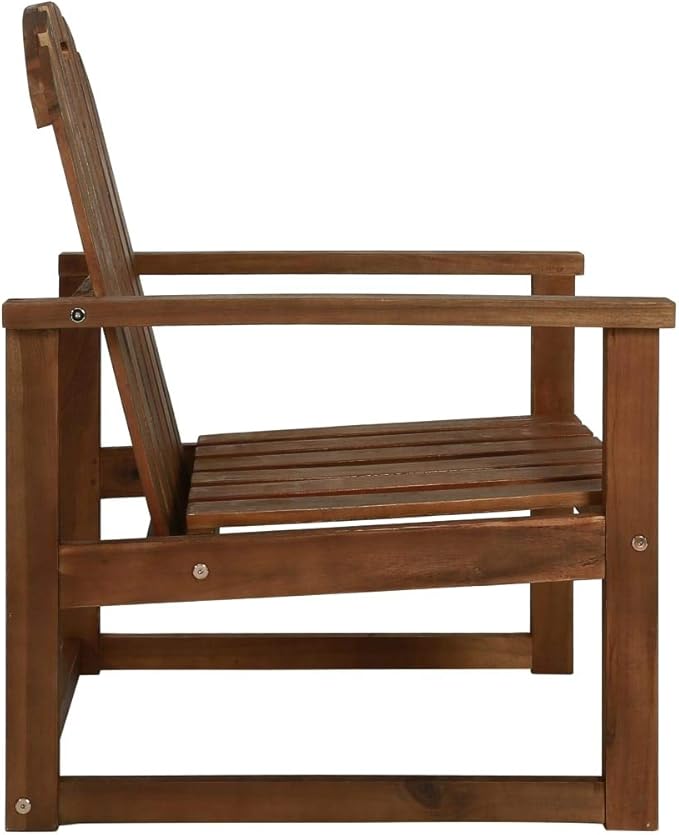 Garden Bench Sofa Chairs 2 pcs Solid Acacia Wood (Sofa Chairs 2 pcs) - Photo 3