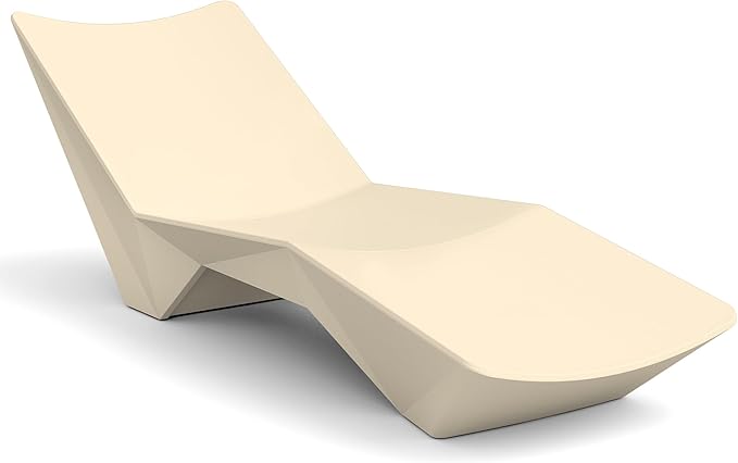 Ergonomic Pool Lounger, Water Chaise with Weight Box, in-Pool Lounge Chair for Shallow Water, Easy Assembly, Waterproof & UV Resistant (Beige)