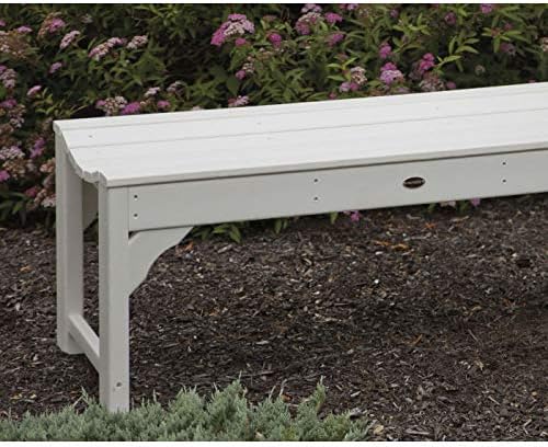 POLYWOOD® Traditional Garden Bench, Slate Grey