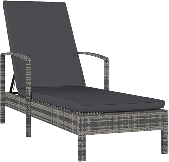 Outdoor Chaise Lounge Chairs for Outside, Patio Lounger Pool Furniture Adjustable, Recliner Chair for Beach, Backyard - Photo 1