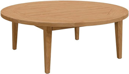 Modway Brisbane Teak Wood Coffee Table, Natural