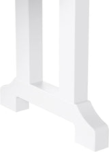 WO WESTIN OUTDOOR HDPE Laguna Trestle 65" Bench,White - Photo 8