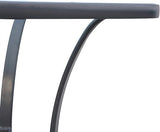 Outsunny 27" Square Bistro Table Garden Dining Table Outdoor Tempered Glass Table - Photo 9