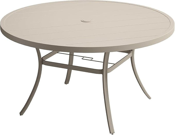 VICLLAX 50" Outdoor Round Patio Dining Table for 4-6 - Photo 1