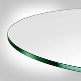Dulles Glass 36 inch Round Glass Table Top - Tempered - 1/4" Thick Glass Surface, Safe Flat Polished - Photo 4
