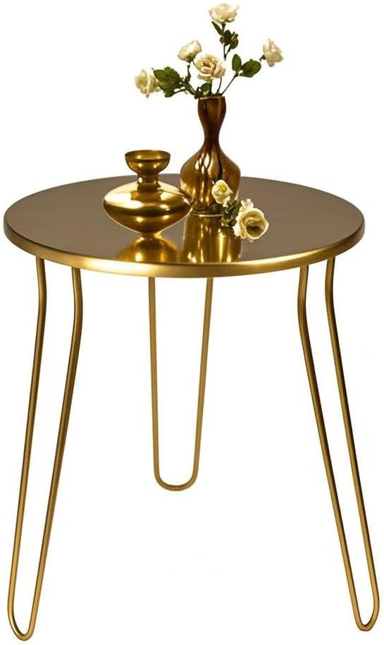 Small Patio Side Table, Weather Resistant Anti-Rust Outdoor Metal Patio Round End Table, Outdoor End Table for Garden - Photo 1
