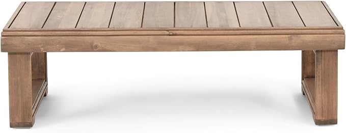 Westchester Rectangular Coffee Table - Acacia Wood - Brown Wash