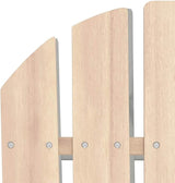 Natural Fir Wood Ergonomic Adirondack Chair for Outdoor Relaxation - Photo 6