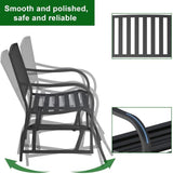 50" Outdoor Porch Glider Bench Patio Gliders - Photo 6