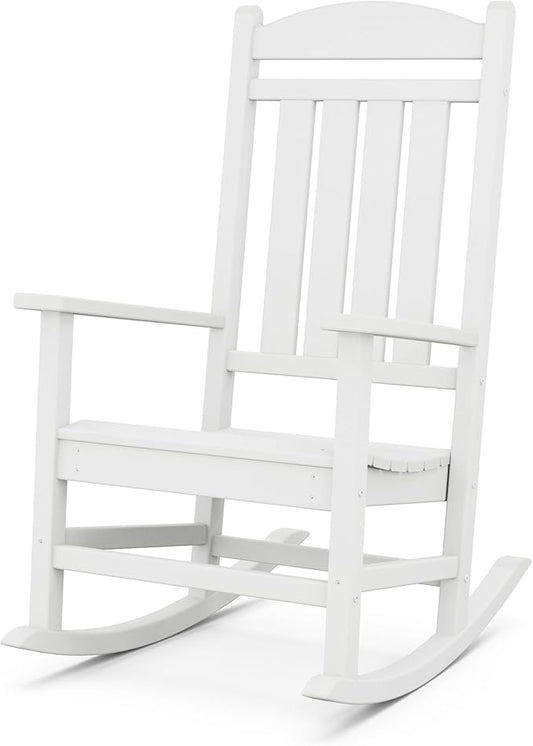 POLYWOOD Presidential Rocking Chair in White