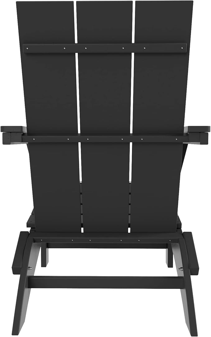 WestinTrends Ashore Modern Outdoor Folding Adirondack Chair (Set of 2), Gray