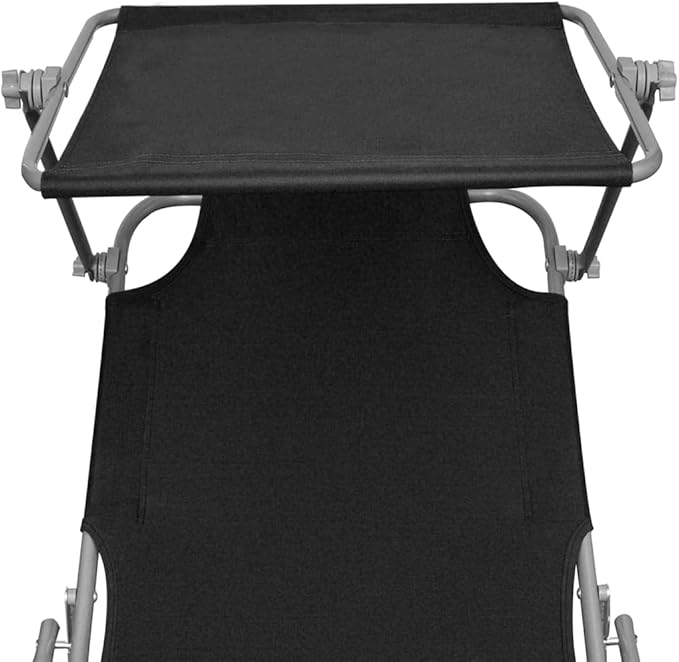 Folding Sun Lounger, Patio Chaise Lounge Chair, Outdoor Recliner Lounge Chair Sun Loungers - Photo 7