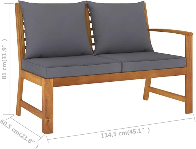 (Priority Delivery) Outdoor Garden Sofa, Weather Resistant, Used in Garden, Balconie, Terrace, Backyard, Deck - Photo 2
