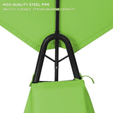 Outdoor Hammock Rocking Chaise Lounge Swing Chair, with Stand and Canopy, Porch Swing w/Soft Cushion Removable Headrest - Photo 6