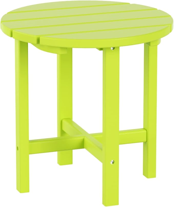 WestinTrends Malibu 3-Piece Set Outdoor/Patio Rocking Chairs with a Side Table (2 Seater), Lime