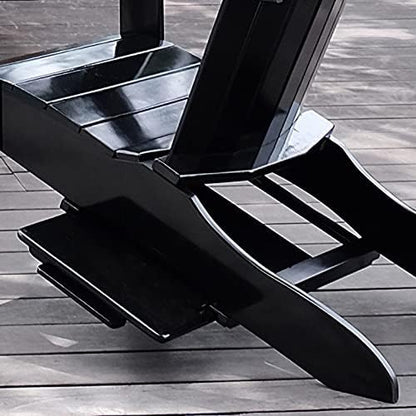 Cambridge Casual Solid Wood Bentley Adirondack Chair with Tray Table, Turquoise