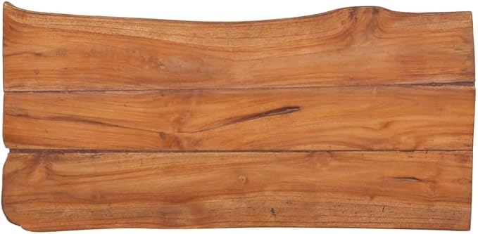 vidaXL Solid Teak Wood Garden Bench - Indoor and Outdoor Wood Bench, Home and Patio Accent Furniture Piece, Ideal for Entryway, Hallway, and Living Room