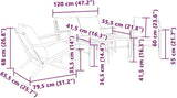 5 Piece Balcony Furniture Set Black Powder-Coated Steel Comfy Seating Stylish Touch for Outdoor Patio - Photo 3