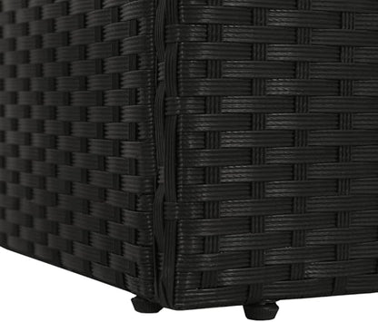 Patio Bed,Pool Lounge Chairs,Outdoor Chaise Lounge,Patio Lounge Chair,Outdoor Furniture,Outdoor Garden Chair,for Pool Side,Balcony,Beach,Yard, Black 76.8"x23.6" Poly Rattan