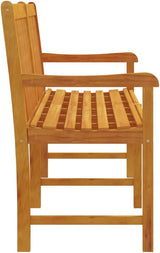 Patio Bench Garden Bench Outdoor Bench for Outdoors Porch Entryway Furniture for Yard 70.9" Solid Acacia Wood - Photo 5