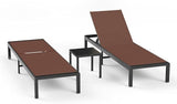 Aluminum Lounge Chairs Outdoor Chaise Furniture - Photo 1