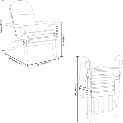 Dark Grey Garden Chair with Natural Solid Acacia Wood Frame and Polyester Fabric, Foldable Outdoor Patio Furniture for Balcony and Garden, Comfortable Wide Armrests, Durable
