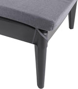 Adjustable Sun Lounger with Cushion, UV-Resistant Polypropylene Outdoor Chaise Lounge for Poolside Garden Patio - Photo 9