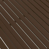 Patio Table Brown 55.1"x31.5"x28.3" Steel - Photo 6