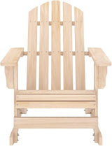 Patio Adirondack Rocking Chair Solid Fir Wood, Patio Dining Chairs, Bar Stools - Photo 3