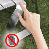 Outdoor Garden Bench - Metal Cast Iron Leisure Seating for Terrace - Photo 6