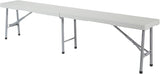 Office Star Resin Furniture for Indoor or Outdoor Use, Single, Fold in Half 6 Foot Bench - Photo 3