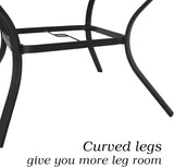 Outdoor Patio Round Dining Table - Photo 5