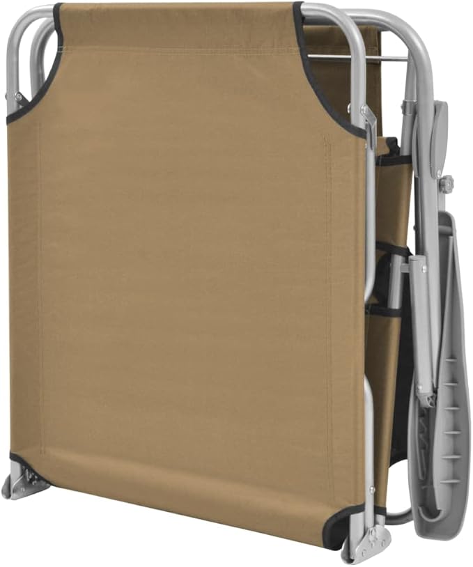 Folding Sun Lounger, Outdoor All-Weather Patio Chaise Lounge Chair, Outdoor Recliner Lounge Chair Sun Loungers - Photo 7
