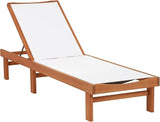 LDAILY Moccha Chaise Lounge Chair Outdoor, Patio Recliner Lounger Chair with 5 Positions Backrest, Breathable Fabric - Photo 9