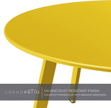 Grand patio Round Patio Coffee Table 2PC Weather Resistant Nesting Tables Including One Large Side Table and One Small - Photo 6