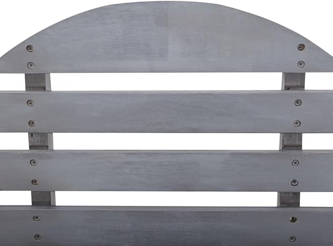 Adirondack Chair,Outdoor Patio Furniture,Outdoor Dining Chairs,Porch Chairs,Balcony Chairs,Kitchen Chairs,Armchair, Reading Chair, for Balcony,Porch,Deck, Solid Acacia Wood Gray