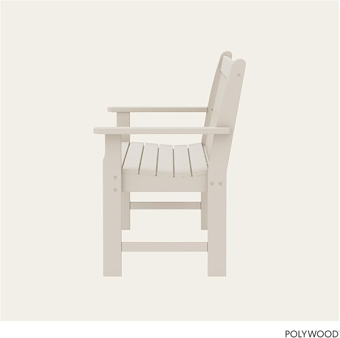 POLYWOOD Vineyard 60-Inch Bench, Sand - Photo 6