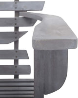 Solid Acacia Wood Adirondack Chair for Outdoor Relaxation - Photo 7
