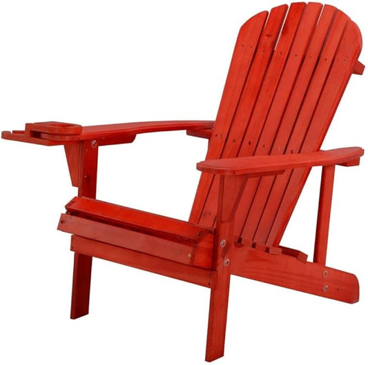 SW2101RD-CHET Set Adirondack Chairs, Red