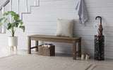 Psilvam Knight Bench, Two Person Outdoor Poly Lumber Patio Backless Bench - Photo 2