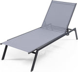 Tangkula Outdoor Adjustable Chaise Lounge Chair - Photo 9
