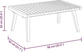 3 Piece Garden Lounge Set with Cushions in Dark Grey and White - Photo 9