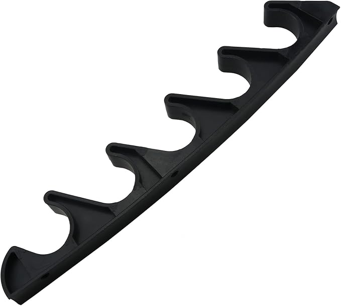 Adjustment Bracket CHENJIN 2PCS 6 Position Nylon Black Adjustment Brackets for Patio Outdoor Lawn Yard Furniture or Chaise Lounges, Back-Height Multi Position Adjuster