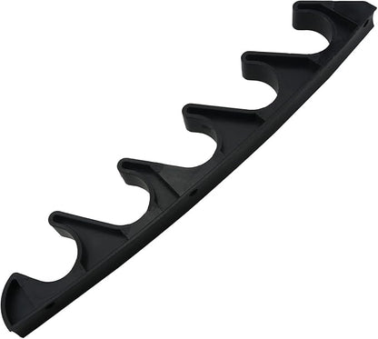 Adjustment Bracket CHENJIN 2PCS 6 Position Nylon Black Adjustment Brackets for Patio Outdoor Lawn Yard Furniture or Chaise Lounges, Back-Height Multi Position Adjuster