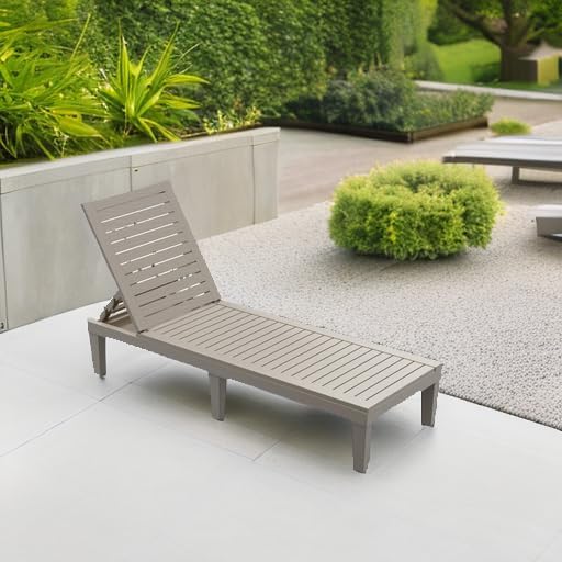HOMSHADE Chaise Lounge Chair Outdoor - 5 Positions Adjustable Backrest, Waterproof, Easy Assembly - Photo 2