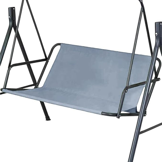 GORGECRAFT Swing Seat Cover 58"x20"x20" Patio Porch Swing Seat Cover Replacement 600D Thickened Oxford Cloth Swings Chair Bench Cover Gray Waterproof Porch Swings Cushion for Outdoor Garden Yard