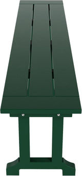 WO WESTIN OUTDOOR HDPE Laguna Trestle 65" Bench,Dark Green - Photo 6