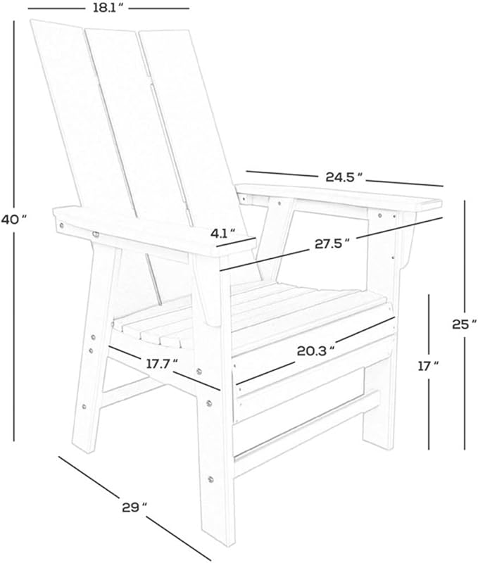 Costaelm Outdoor Adirondack Chair, HDPE Patio Balcony Chairs, Portside Seashell Nautical Curveback Adirondack Chair and Fire Pit Chairs, Turquoise